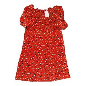 THML Fiona Flutter Sleeve Animal Print Dress Size Medium NWT Flirty Statement